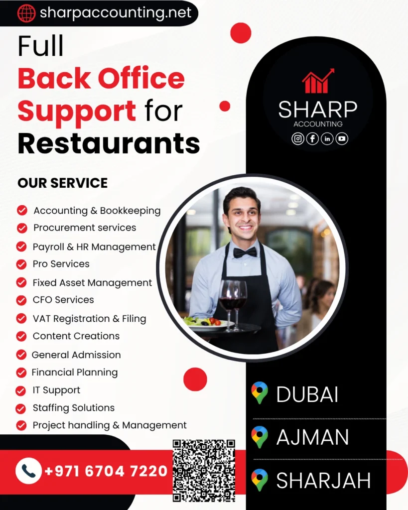 Full Back Office Support for Restaurants in Dubai, Ajman & Sharjah